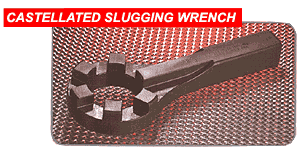 castellated slugging wrenches