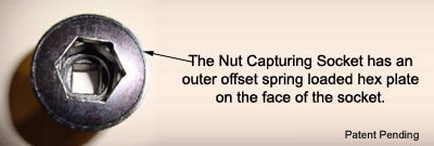 nut capturing socket